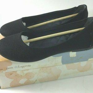 MUDD Women's Md Michonne Black Flats NIB